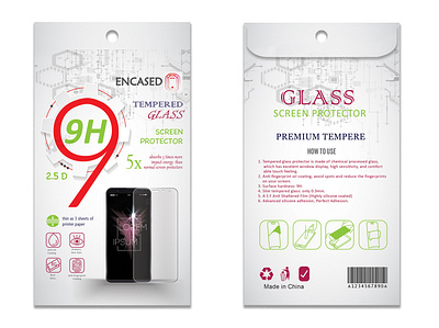 Mobile Screen Protector Glass Packaging adobe illustrator adobe indesign adobe photoshop advertise advertising branding design freelance freelance design freelancer graphic designer graphicdesign illustration illustrator logo logo design packaging packaging design vector