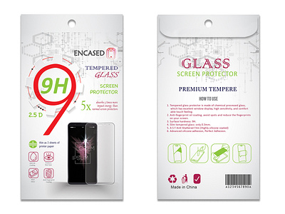 Mobile Screen Protector Glass Packaging