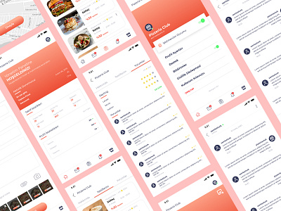 Gitkap food app Ui-kit part-2 app app concept app design app interface application design application ui concept art food apps food delivery app uiconcept