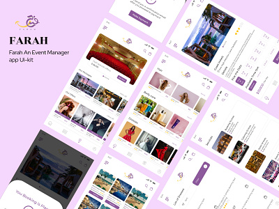 Farah an Event management app part-2 app app concept app design app designer app ui app ui kit application application interface application ui ui kit uiux uiux design uixu designer