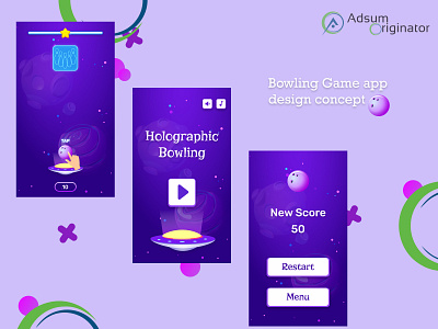 Bowling game app design