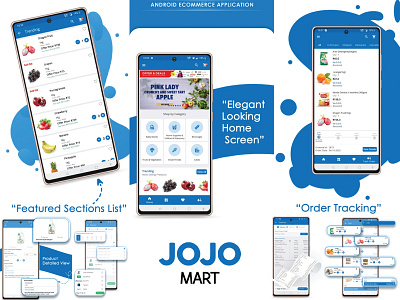 JOJO MART E-COMMERCE APP DESIGN CONCEPT adsum adsumoriginator app concept app design app interface app ui application ui ecommerce app originator ui ux design uiux user experience design user interface design