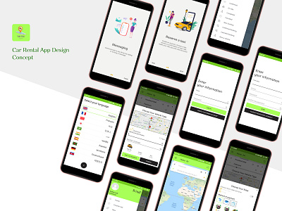 CAB BOOKING USER APP DESIGN CONCEPT