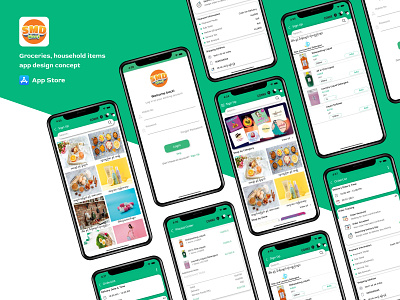 SMD GROCERIES AND HOUSEHOLD ITEMS APP DESIGN