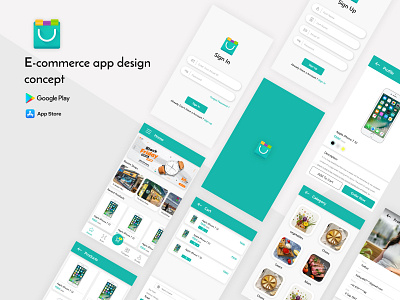 E-COMMERCE APP DESIGN COCEPT