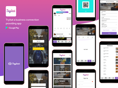 Tryitat a business connection providing app concept