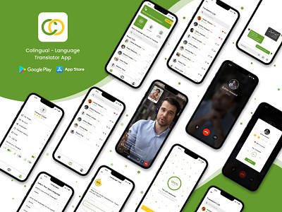 Colingual - Language Translator App adsumoriginator figma language translator app mobile app uiux user experience design user interface