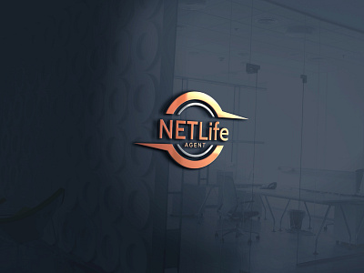 NetLife corporate logo design brand identity branding business circle corporate creative logo logo maker minimal minimalist modern vector