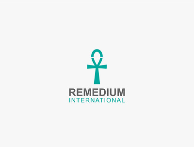 REMEDIUM- Icon medical logo app health care hospital icon logo logo maker medical minimal