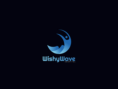 Wishy Wave- Modern hospital logo 3d care graphic design health hospital icon logo logo maker medical modern pharma pharmacy