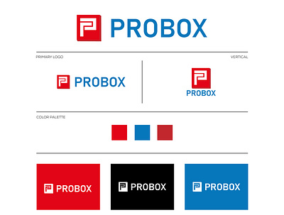 P Letter Symbol Logo | Box Logo | Minimal box branding creative design lettermark logo minimal minimalist modern p vector wordmark