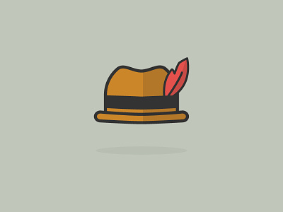 Writer's Hat hat icons illustration vector