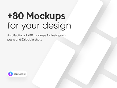 Free Mockups for Dribbble and Instagram