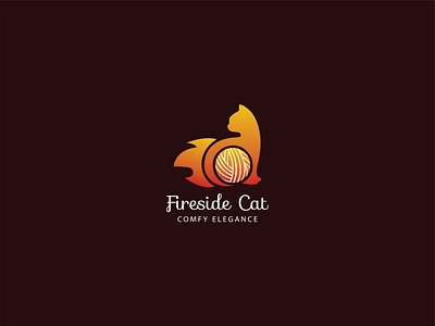 fireside cat-Logo Design-Yearn Sell Finance logo branding logo design logoart logoawesome logoconcept logodaily logodesigner logodesignersclub logodesigns logomaker logomark logonew logoplace logoroom logos logosai logoshop logotipo logotype logotypes