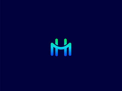 H and M letter logo