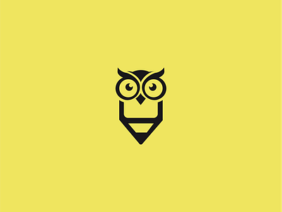 Clever owl animal logo bird logo branding identity characters clever owl creative creative owl education iconic logo illustration knowledge logodesign logotype owl teach wisdom