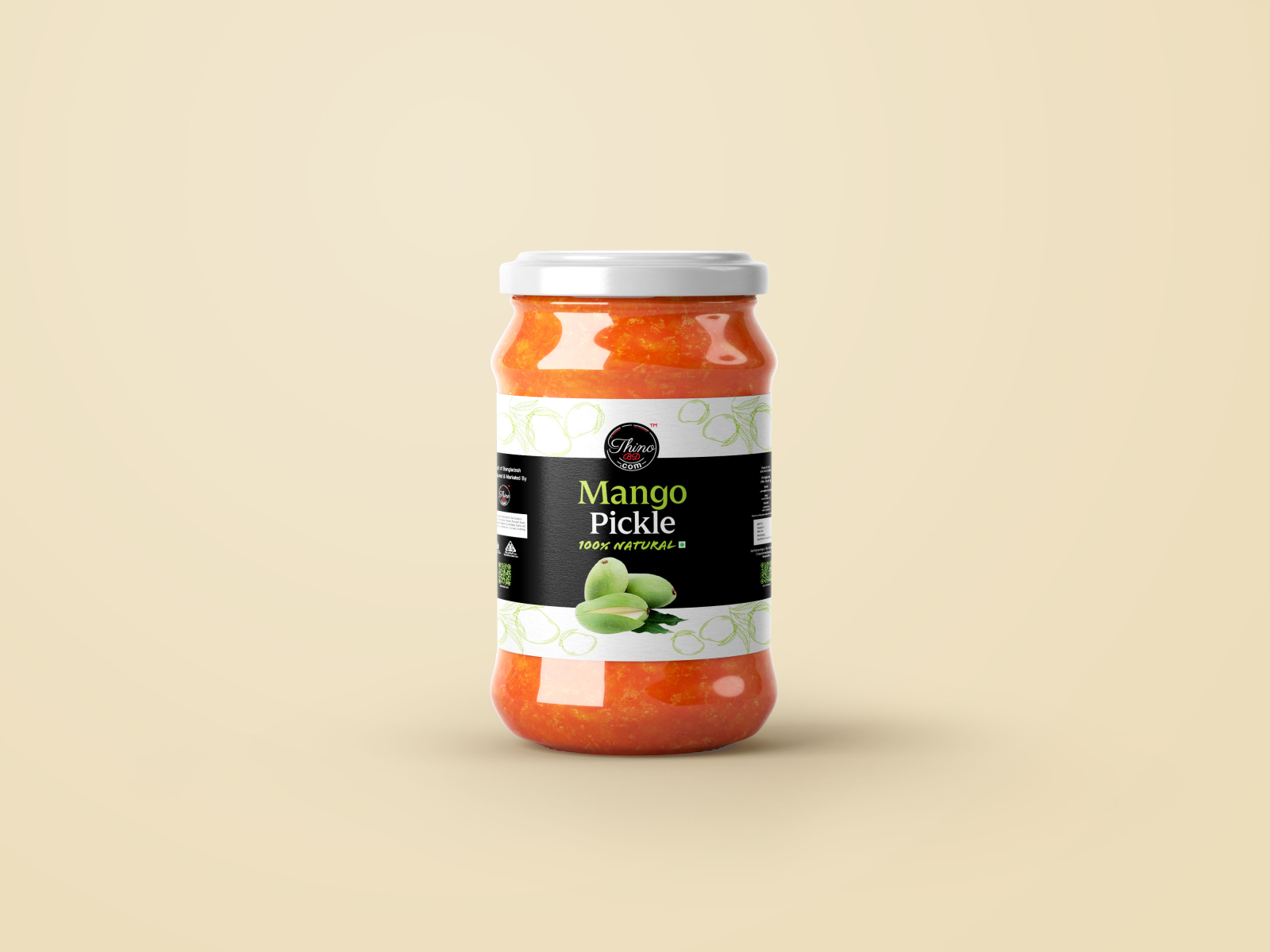 MANGO PICKLE PACKAGING DESIGN By Jesmin Akter On Dribbble   Mango Pickle 4x 