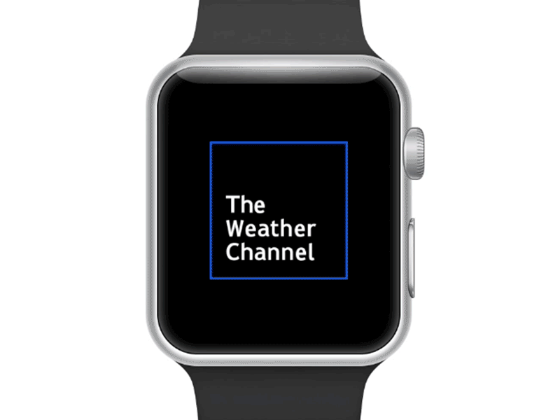 The Weather Channel Watch App - Startup