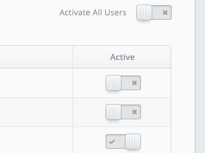 Switches! cms management system on off switches toggle ui user interface