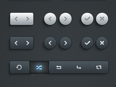 UI Kit Part 2 buttons clean download interface mike busby psd resource ui kit user interface