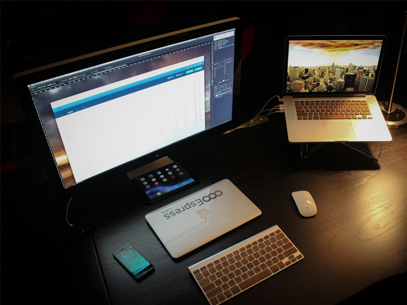 2014 Home Workspace workspace designer workstation home office mike busby toronto design workstation photography macbook