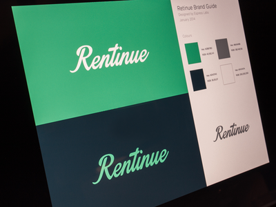 Rentinue Brand Guide brand brand guide branding guideline logo style guide