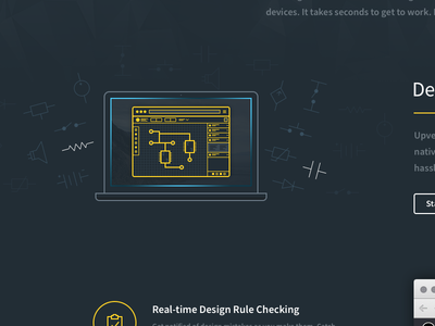 Hardware Design Tools Illustration eda tool icon illustration marketing site mike busby product design