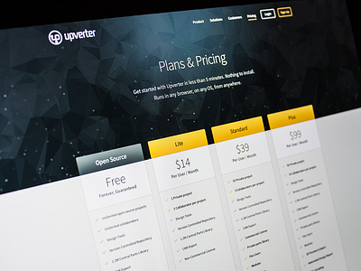 Upverter -  Pricing Page