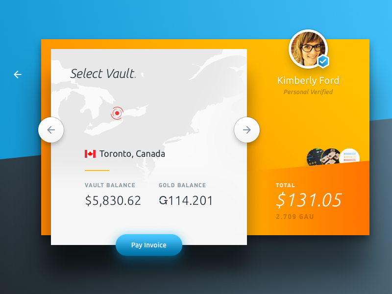 BitGold Pay. Initial Concept user interface design daily ui checkout widget pay checkout ui design bitgold