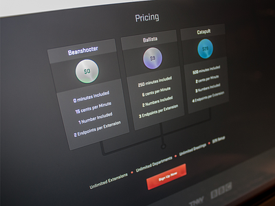 Pricing Table design