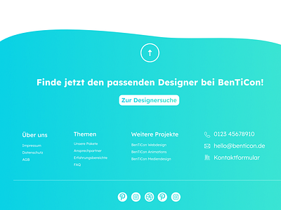 MODERN FOOTER branding design typography ui ux