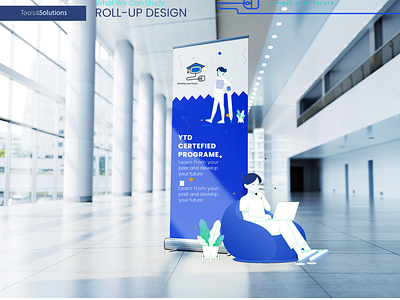 YTD-PRINTED-ITEMES-ROLL-UP branding graphic design poduct design