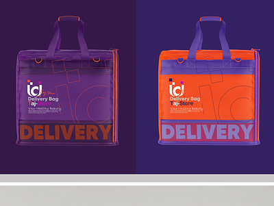 TAJ- DELIVERY BAG branding graphic design logo