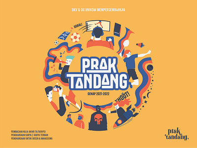 DKV & DG Unikom Prak Tandang Poster Design design graphic design illustration logo poster