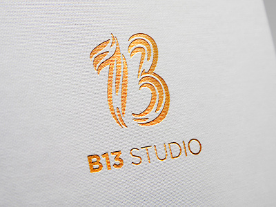 B13 Logo branding letterform logo print typography