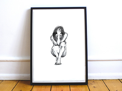 Nude Sketch. Series 2 drawing female figure nude sketching