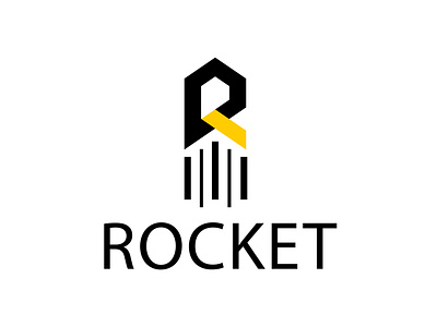 ROCKET LOGO brand logo logo design r r logo rocket