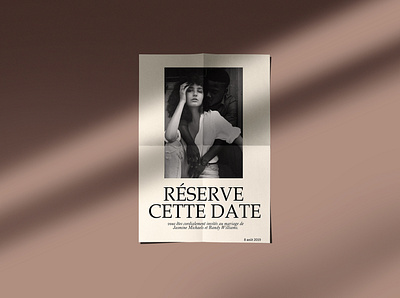 RESERVE CETTE DATE | FLYER DESIGN