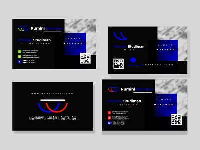 Business Card Design banner black blue business business card creative design flyer graphic green logo modern modern design official professional simple standard web white