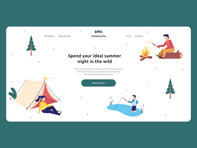 Roll - Camping Site | Landing Page