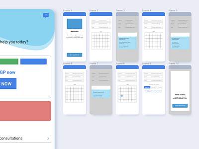 Mobile Lo-Fi UX wireframes userflow wireframe