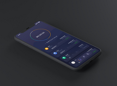 e-Wallet App app bitcoin cryptocurrency currency design design concept finance mobile app ui uiux ux wallet