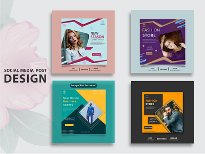 Social media post template banner business agency business agency service design fashion brand fashion store instagram instagram banner instagram post instagram stories instagram template social media social media banner social media design social media post template socialmedia vector