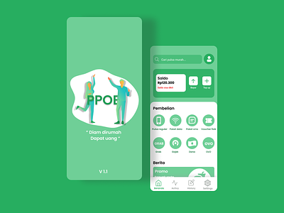 PPOB app by Azhar on Dribbble