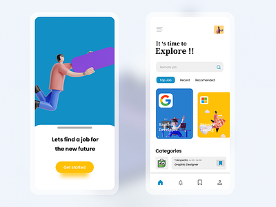 find job app app app design clean ui figmadesign ui ui ux uidesign webdesign