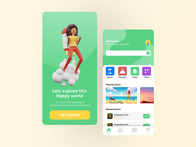 Travel app app app design clean ui designs figmadesign illustration ui ui ux uidesign