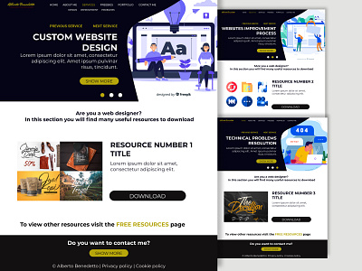 Personal website mockup 2020 branding design ui ux web web design