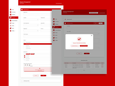 Expenses Management Dashboard UI Concept