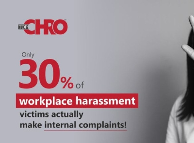 Only 30% of Workplace Harassment victims actually make internal