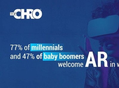 77% of millenials and 47% of baby boomers welcome AR in work! augmented reality baby boomers workforce employee engagement hr tech hr technology at workplace hr technology at workplace millennials and baby boomers millennials workforce modern workplace tech at workplace technology technology at work virtual reality